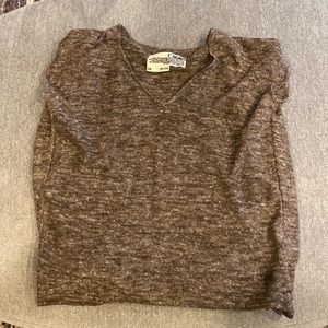 roGan cap sleeve v neck sweater